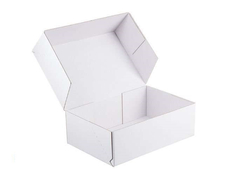 Karton fasonowy 300x200x100mm 3W E 390g/m2 Biały-Biały Komplet 20 szt.