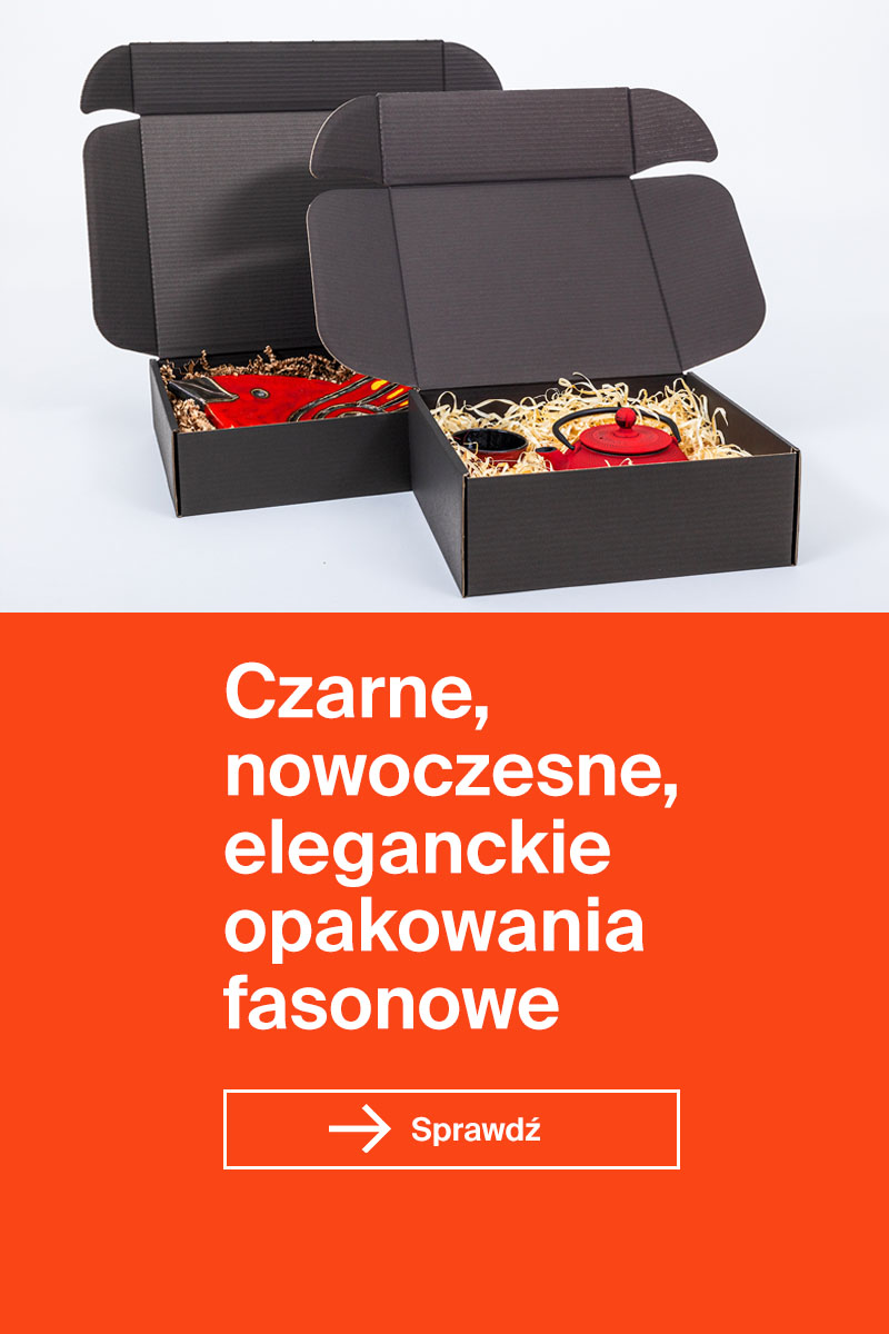 Czarne opakowania