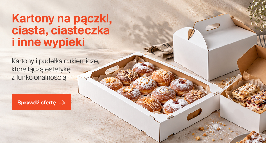 Kartony na pączki i ciasta 2026