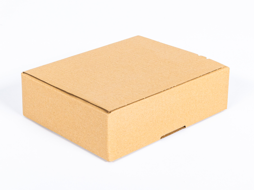 Karton fasonowy z paskiem klejowym i tasiemką zrywającą 250x200x80mm 3W B 320g/m2 Szary Komplet 20 szt.