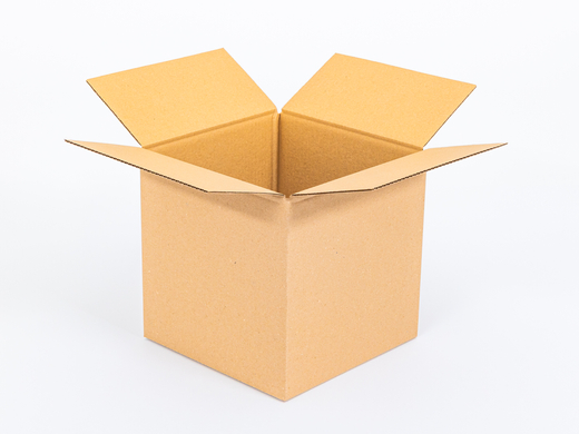 Karton klapowy 250x250x250mm 3W B 320g/m2 Szary Paleta 1360 szt.