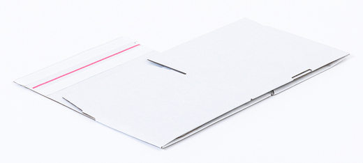 Karton fasonowy z paskiem klejowym i tasiemką zrywającą 250x200x150mm 3W B 380g/m2 Biały-Biały Zestaw palet 4680 szt.