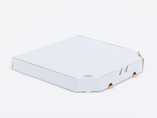 Karton na pizzę 310x310x40mm 3W E 370g/m2 Biały Paleta 4080 szt.