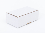 Karton fasonowy z paskiem klejowym i tasiemką zrywającą 200x120x80mm 3W B 360g/m2 Biały Paleta 3960 szt.