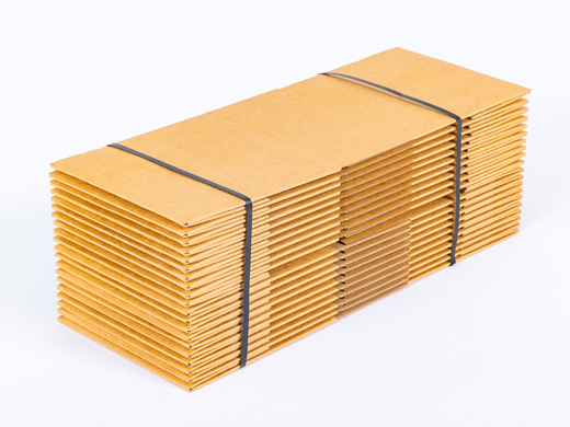 Karton fasonowy 150x150x80mm 3W E 370g/m2 Szary Paczka 480 szt.