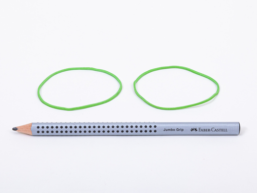 Gumki recepturki 60mm 1.5/1.5 Zielone op. 1 kg