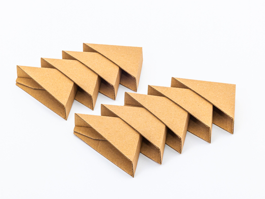 Narożnik tekturowy ochronny 80x20x80mm 3W E 380g/m2 Szary FSC Mix Komplet 750 szt.