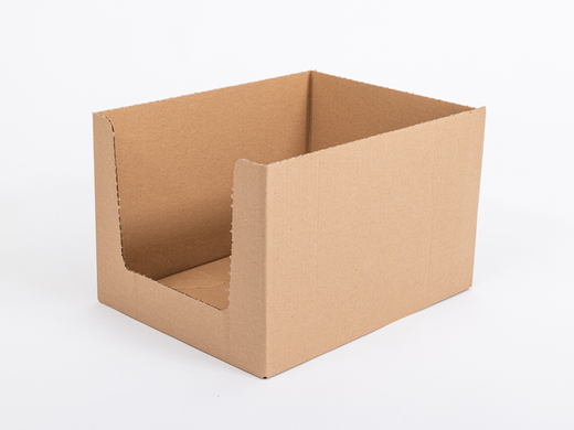 Karton klapowy 375x295x285mm 3W B 320g/m2 Szary Zestaw palet 4320 szt.