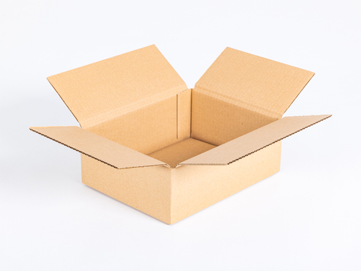 Karton klapowy 250x200x100mm 3W B 320g/m2 Szary Paleta 2720 szt.