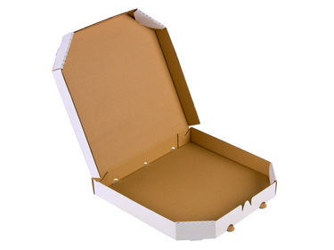 Karton na pizzę 420x420x40mm 3W B 360g/m2 Biały Komplet 10 szt.
