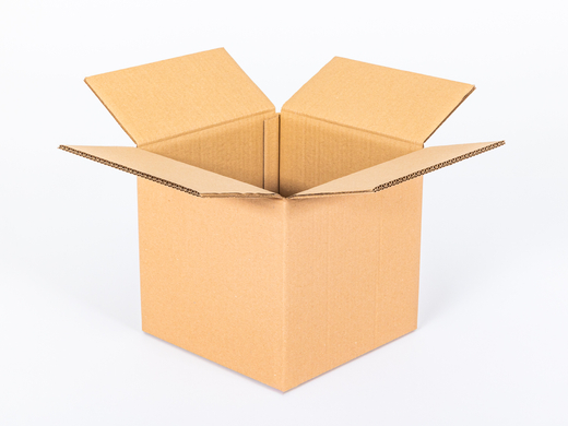 Karton klapowy 250x250x250mm 5W BC 560g/m2 Szary Zestaw palet 6400 szt.