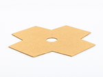 Wkładka do kartonu na małe rośliny fi 110mm 145x145x76mm 3W B 380g/m2 Szary Komplet 10 szt.
