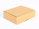 Karton fasonowy z paskiem klejowym i tasiemką zrywającą 250x200x80mm 3W B 320g/m2 Szary Paleta 1920 szt.