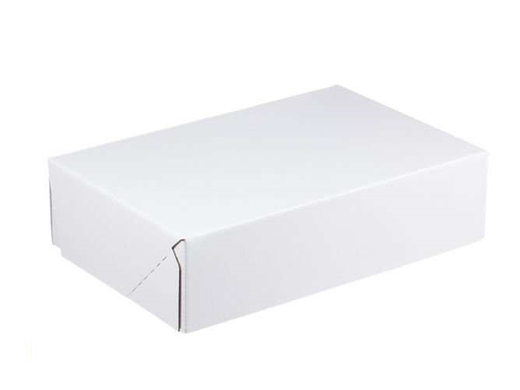 Karton fasonowy 300x200x80mm 3W E 370g/m2 Biały Paleta 2240 szt.