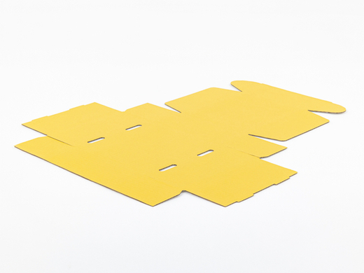 Żółty karton fasonowy 200x200x80mm 3W B 390g/m2 Komplet 10 szt.