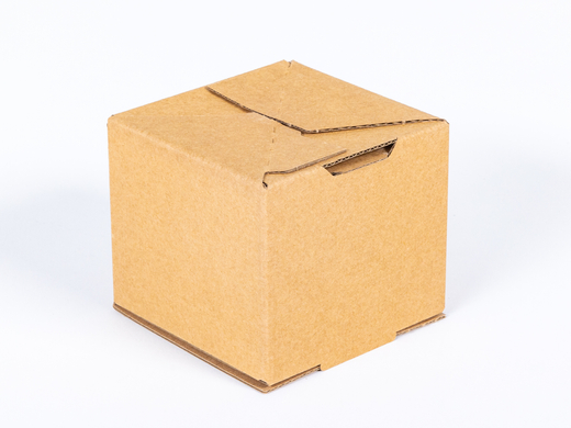 Karton fasonowy 89x89x73mm wew. 3W E 390g/m2 Szary Paleta 9600 szt.