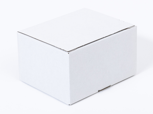 Karton fasonowy z paskiem klejowym i tasiemką zrywającą 250x200x150mm 3W B 380g/m2 Biały-Biały Paleta 1560 szt.