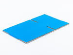 Niebieski karton klapowy 200x120x80mm 3W B 405g/m2 Paleta 5040 szt.