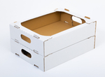 Karton na pączki 400x300x85mm wew. 3W B 360g/m2 Biały Paczka 200 szt.