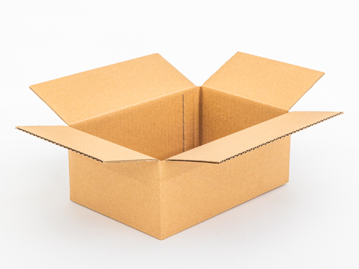 Karton klapowy 230x160x100mm 3W B 380g/m2 Szary Paczka 360 szt.