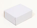 Karton fasonowy z paskiem klejowym i tasiemką zrywającą 160x120x50mm 3W E 350g/m2 Biały Paczka 800 szt.