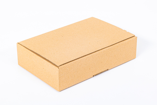 Karton fasonowy z paskiem klejowym i tasiemką zrywającą 300x200x80mm 3W B 380g/m2 Szary Paleta 1760 szt.