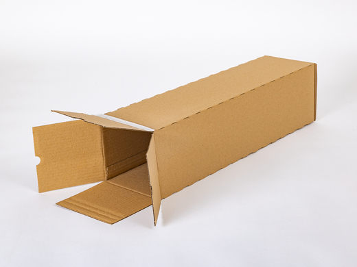 Tuba tekturowa z paskiem klejowym 150x150x600mm 3W B 440g/m2 Szara FSC Mix Komplet 20 szt.