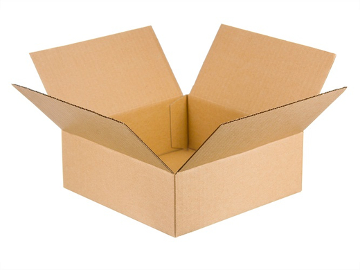 Karton klapowy 500x500x100mm 3W B 420g/m2 Szary Paleta 680 szt.