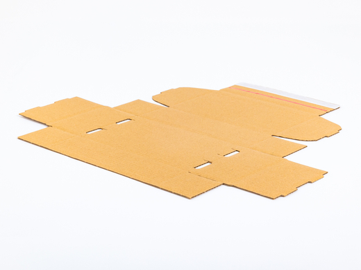 Karton fasonowy z paskiem klejowym i tasiemką zrywającą 250x150x80mm 3W B 320g/m2 Szary Komplet 50 szt.