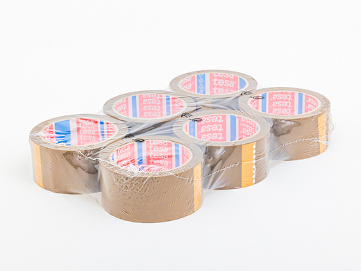 Taśma hot-melt brązowa pakowa 48mm/66m TESA 4280 Komplet 6 szt.