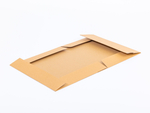 Karton fasonowy z paskiem klejowym i tasiemką zrywającą 400x300x80mm 3W E 340g/m2 Szary Komplet 20 szt.