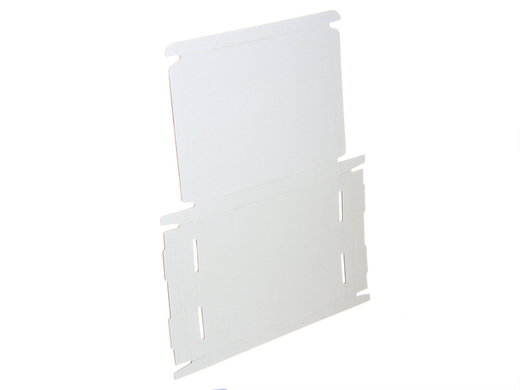 Karton fasonowy 200x150x20mm wew. 3W E 370g/m2 Biały Poczta Polska List S Zestaw palet 32400 szt.