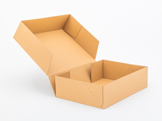 Karton fasonowy 393x287x110mm wew. 3W E 380g/m2 Szary Paczka 100 szt.