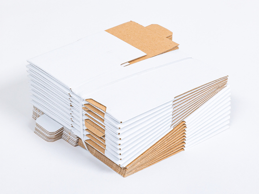 Karton fasonowy 89x89x73mm wew. 3W E 370g/m2 Biały Zestaw palet 37440 szt.