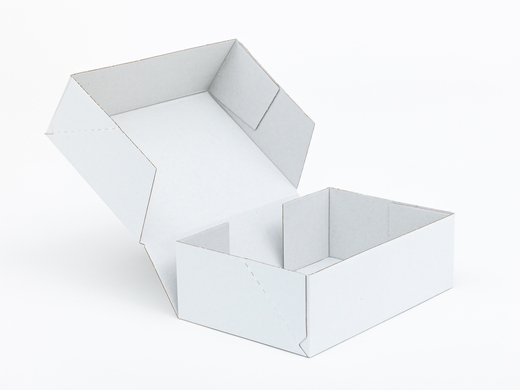 Karton fasonowy 300x200x100mm 3W E 390g/m2 Biały-Biały Paczka 200 szt.