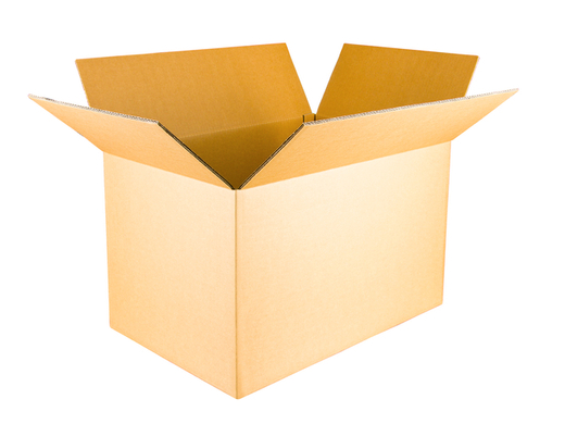 Karton klapowy 600x500x500mm 3W C 530g/m2 Szary Paleta 260 szt.