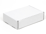 Karton fasonowy z paskiem klejowym i tasiemką zrywającą 200x120x80mm 3W B 440g/m2 Biały-Biały Paleta 2800 szt.