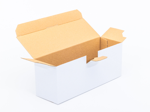 Karton fasonowy 279x88x109mm wew. 3W E 370g/m2 Biały Paleta 3600 szt.