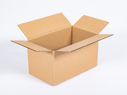 Karton klapowy 250x150x150mm 3W B 320g/m2 Szary Paleta 3060 szt.