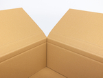 Karton klapowy na felgi 15-16 cali 440x440x240mm wew. 5W BC 630g/m2 szary Paleta 160 szt.