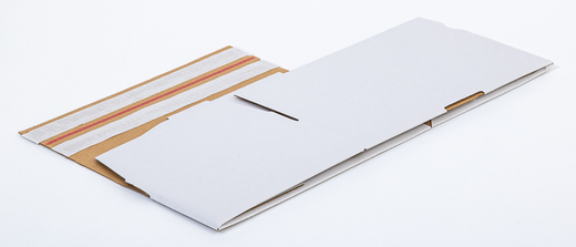 Karton fasonowy z paskiem klejowym i tasiemką zrywającą 300x200x100mm 3W B 360g/m2 Biały Komplet 20 szt.