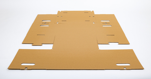 Karton fasonowy 400x300x330mm 3W B 470g/m2 Szary spód + wieko Komplet 10 szt.