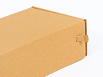 Karton fasonowy z paskiem klejowym i tasiemką zrywającą 250x150x80mm 3W B 320g/m2 Szary Paczka 250 szt.