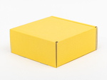 Żółty karton fasonowy 200x200x80mm 3W B 390g/m2 Komplet 10 szt.