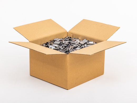 Zapinki blaszane 16mm karton 2500 szt. do taśmy PP 1 Karton