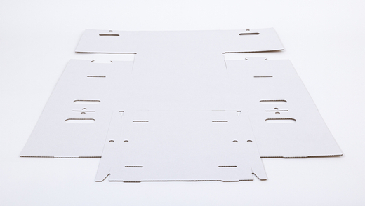 Karton fasonowy z uchwytami 400x300x330mm 3W B 450g/m2 Biały spód + wieko FSC Mix Paczka 40 szt.