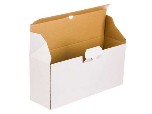 Karton fasonowy 320x100x145mm 3W E 370g/m2 Biały Paleta 2880 szt.