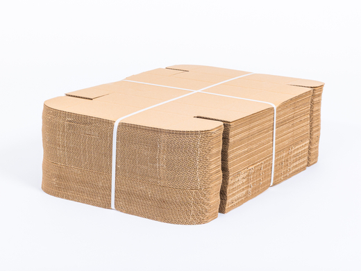 Karton fasonowy 250x200x80mm 3W B 380g/m2 Szary Paczka 240 szt.