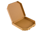 Karton na pizzę 240x240x40mm 3W E 340g/m2 Szary FSC Mix