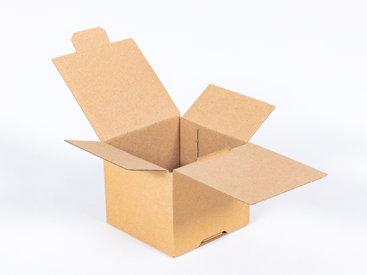 Karton fasonowy 89x89x73mm wew. 3W E 390g/m2 Szary Zestaw palet 28800 szt.